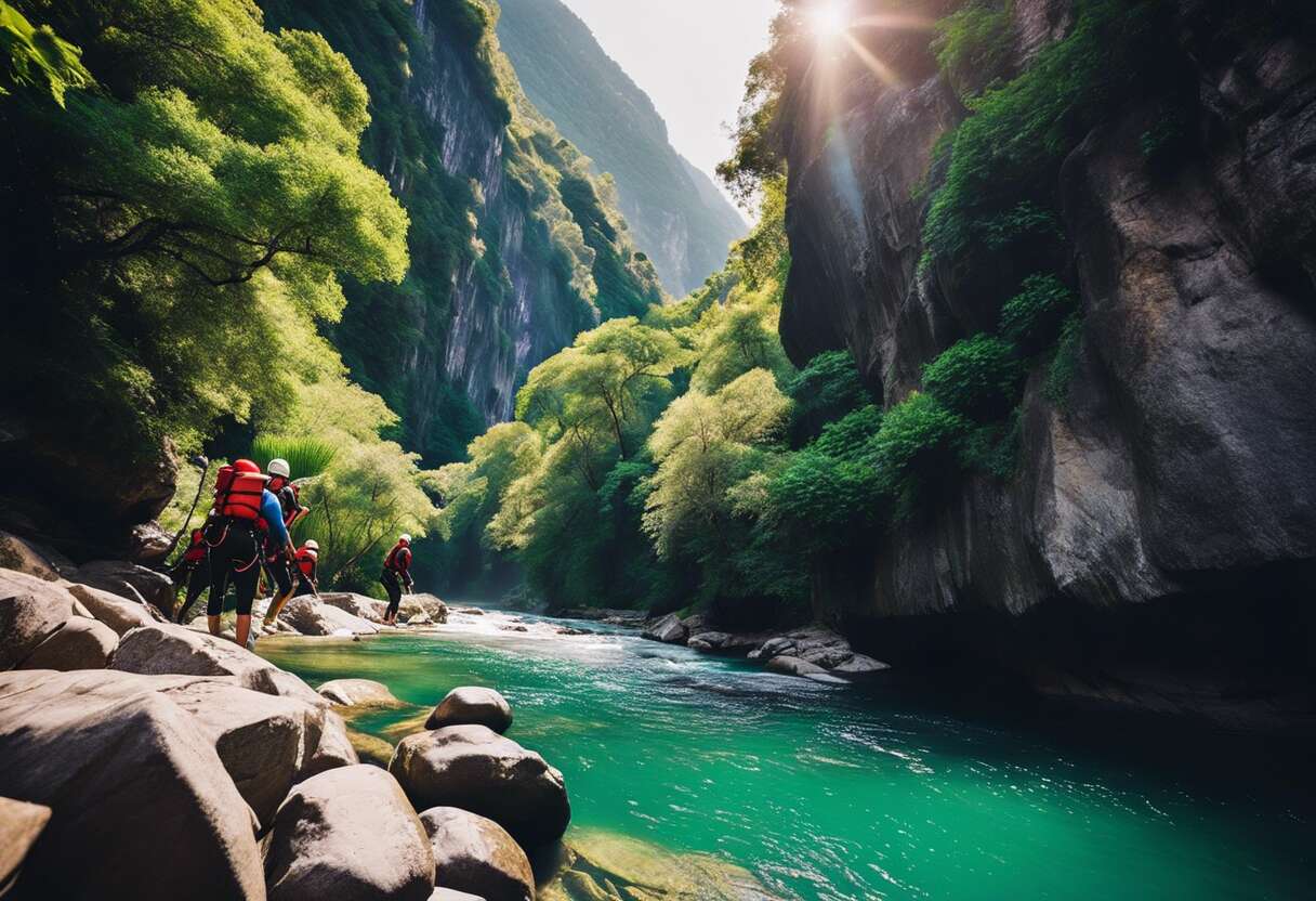Canyoning aquatique : explorez les gorges et riviรจres secrรจtes