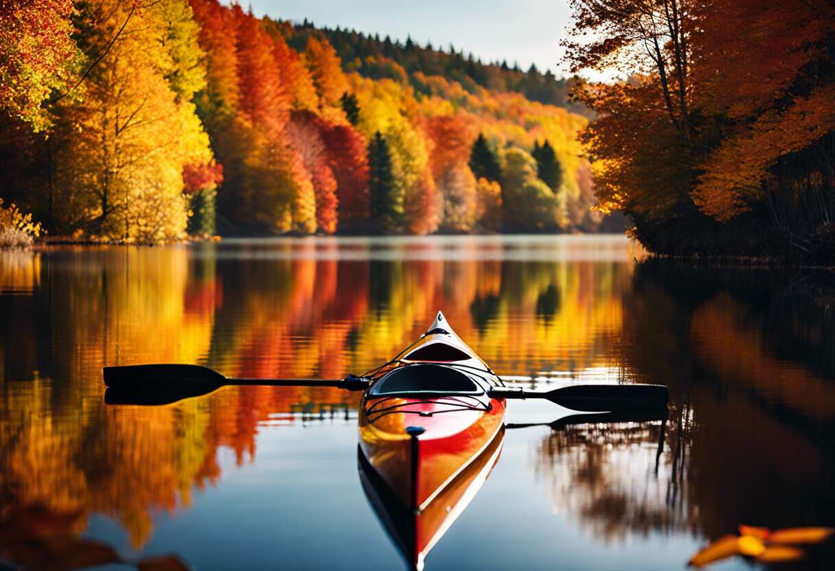 Plans d'eau secrets pour une balade en kayak mémorable