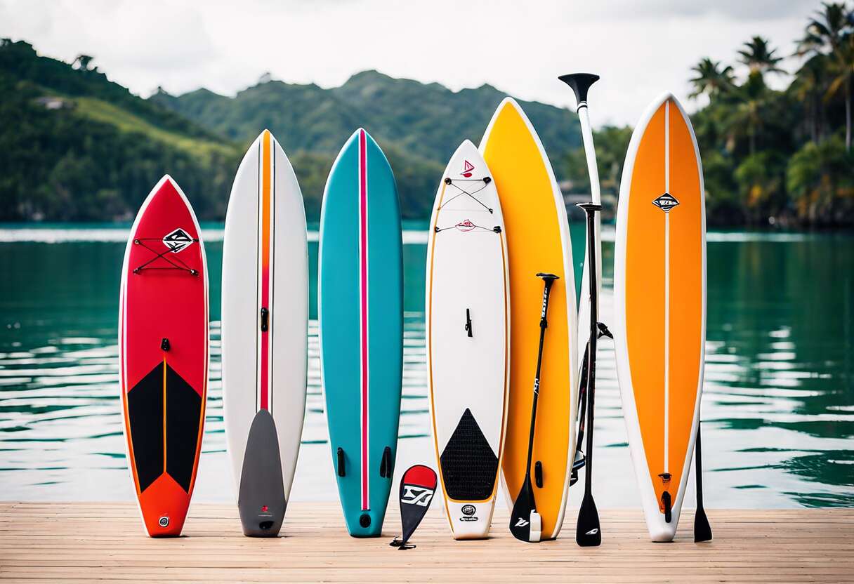 Décrypter les différentes formes et tailles de pagaies de paddle