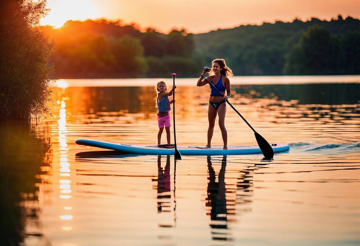 Faire du paddle avec ses enfants: conseils et matériel adapté aux familles