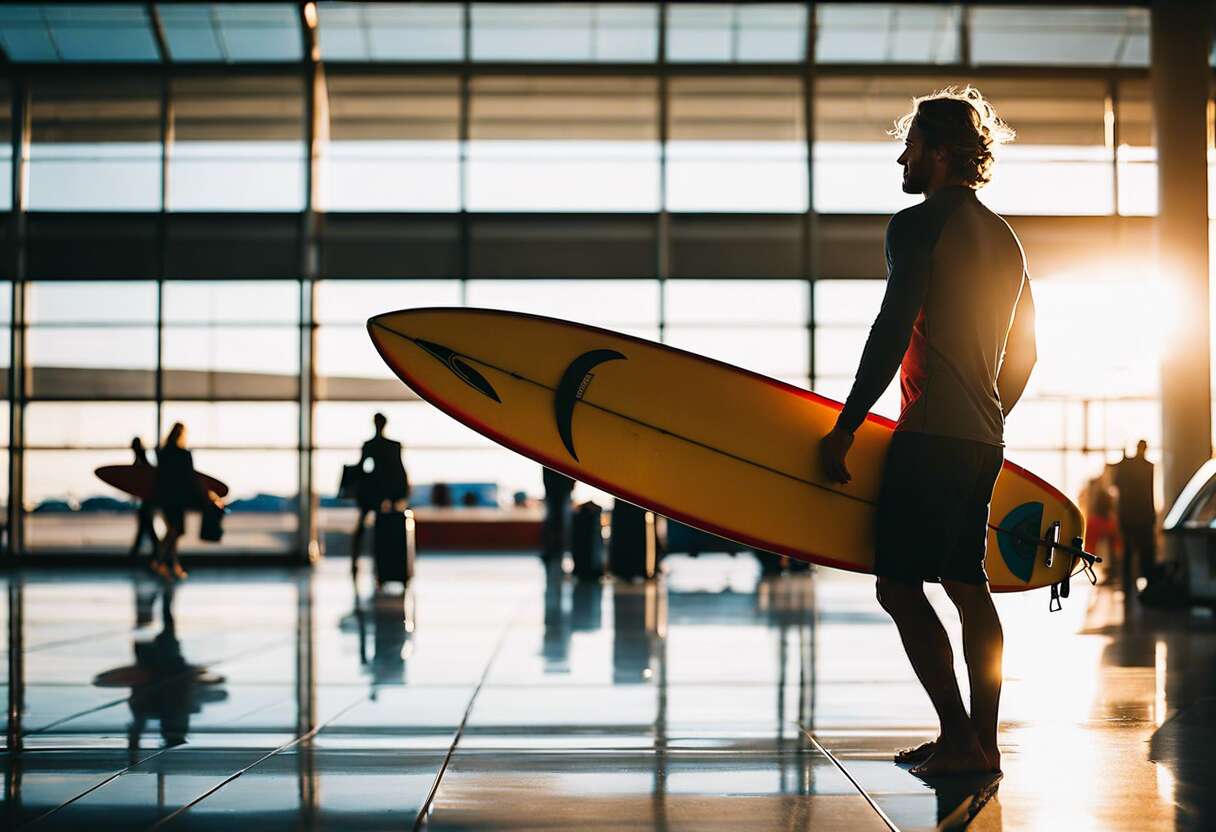 Comment prendre l'avion avec sa planche de surf : conseils et astuces