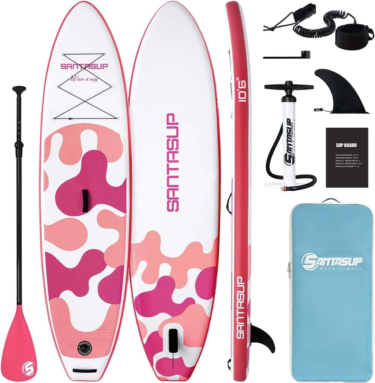 Test SUP Gonflable Santasup: avis et Accessoires Complets