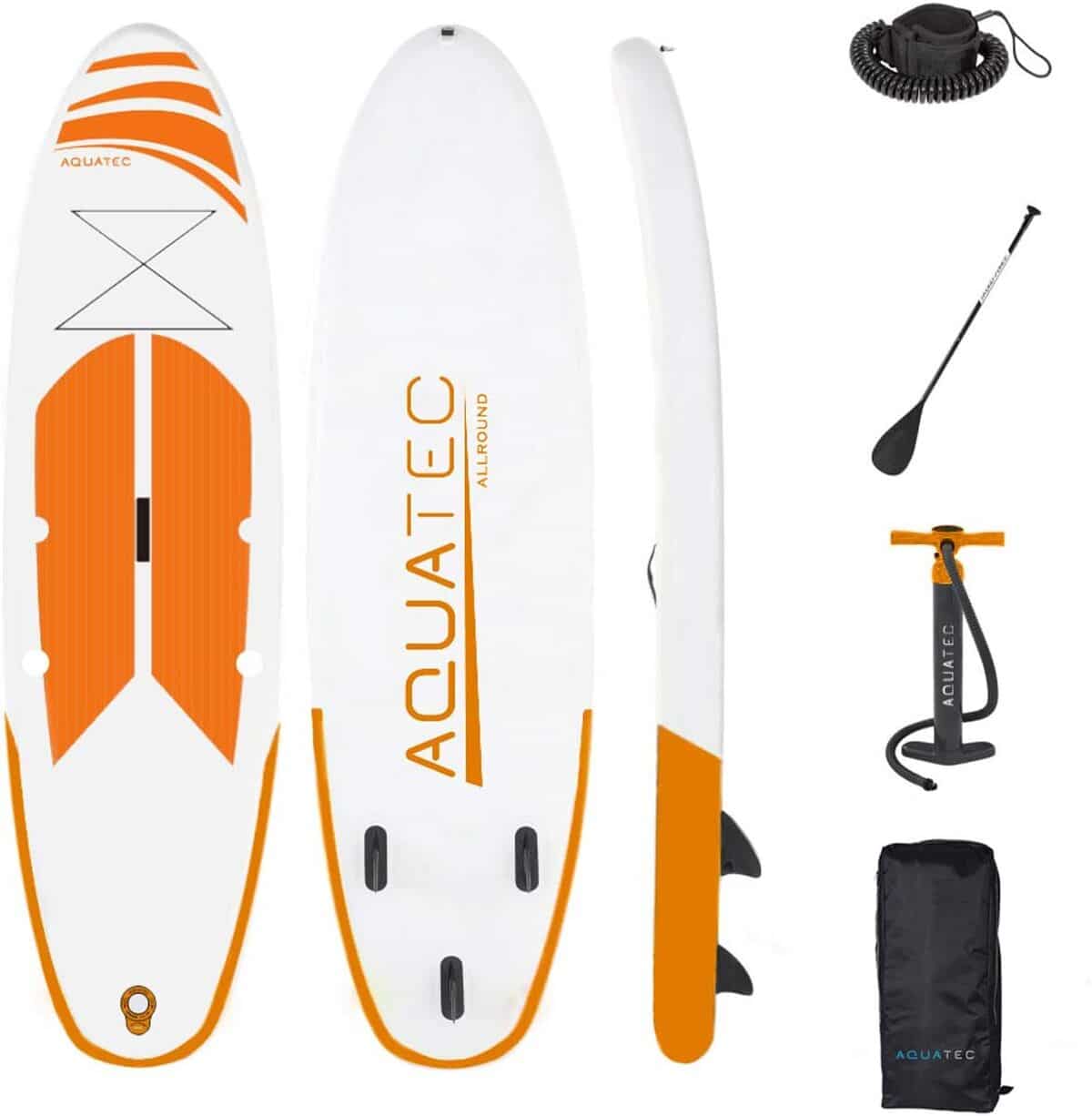 Test Aquatec SUP : planche Gonflable et Accessoires Complets