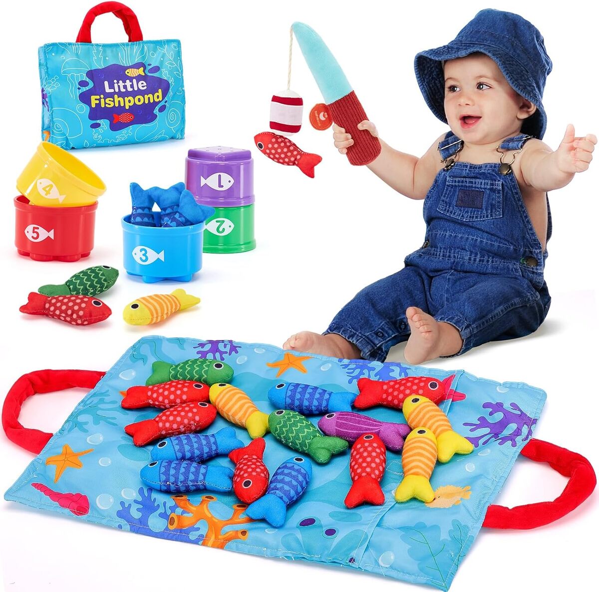 Test Hahaland : jouet Montessori de Pêche pour les 1-3 Ans