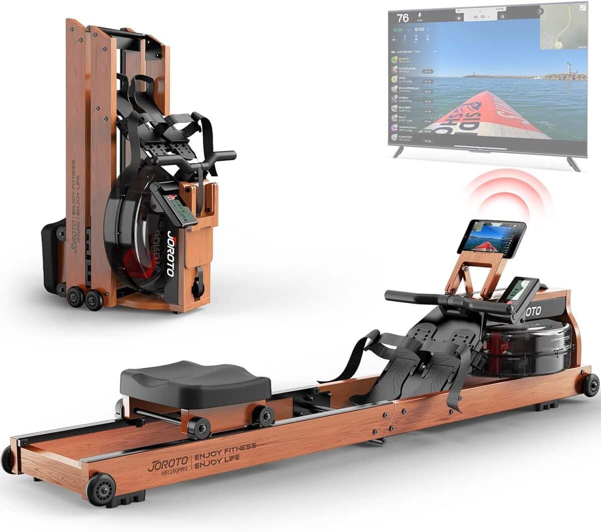 Test du rameur pliable Joroto : performance et connectivité au rendez-vous