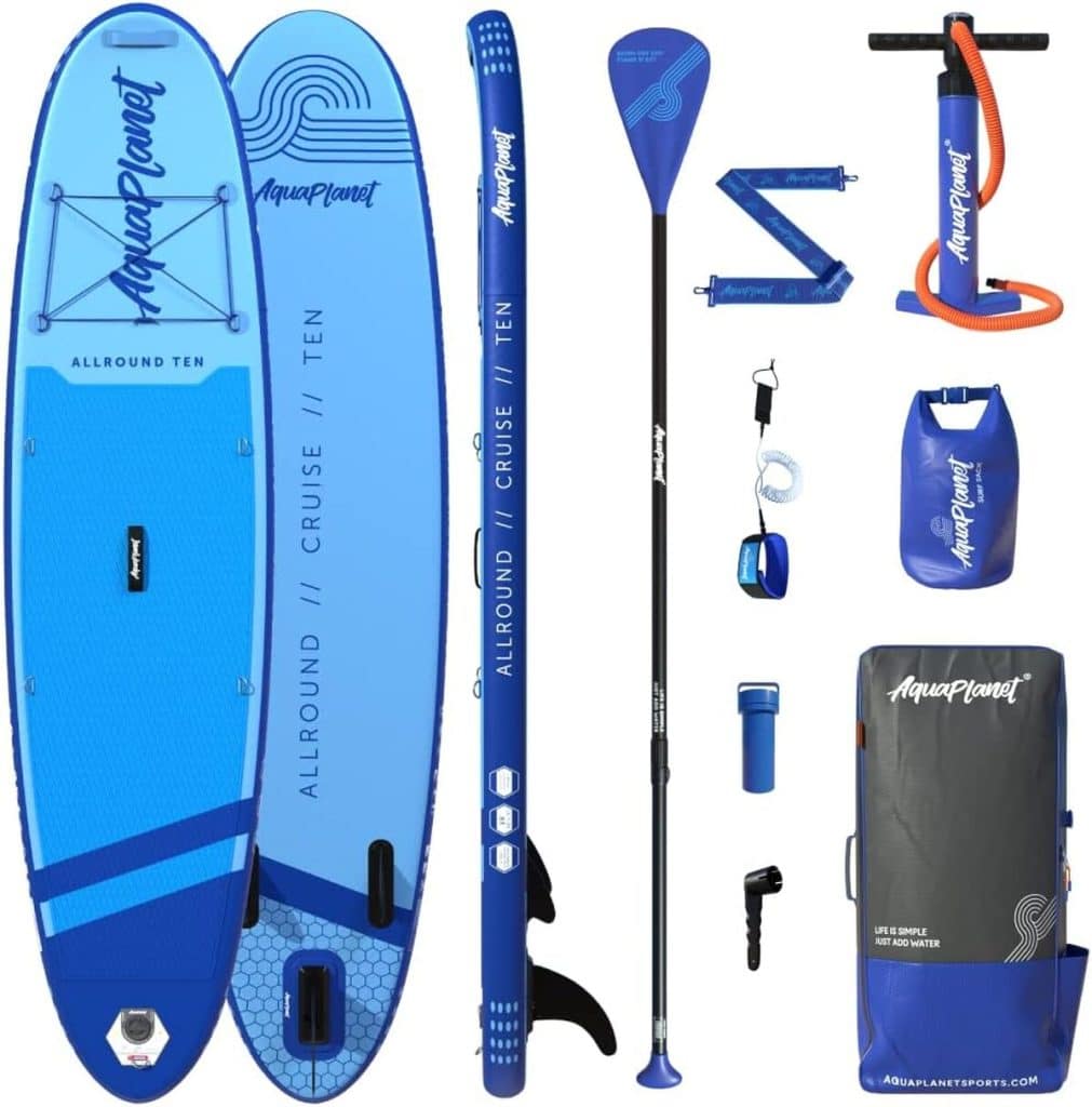Test : aquaplanet allround ten, le paddle gonflable complet