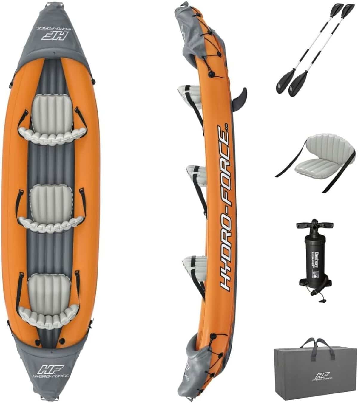 Test du kayak Bestway Hydro-Force Rapid X3 : performance et confort à trois