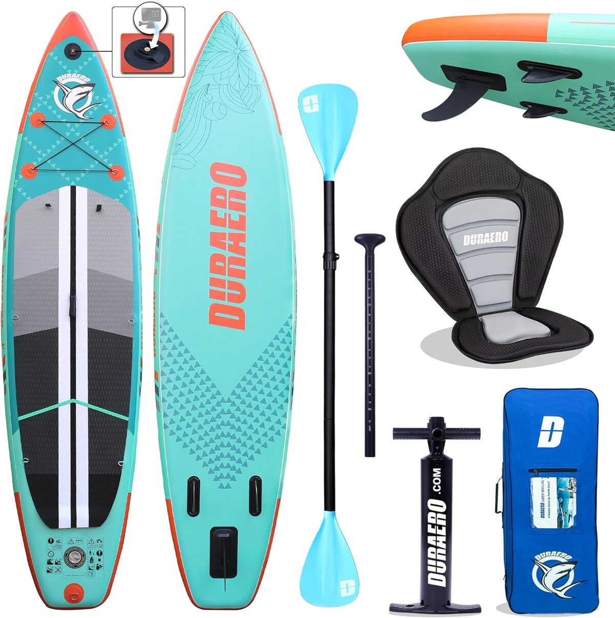 Test du kayak gonflable 2 en 1 avec support de caméra