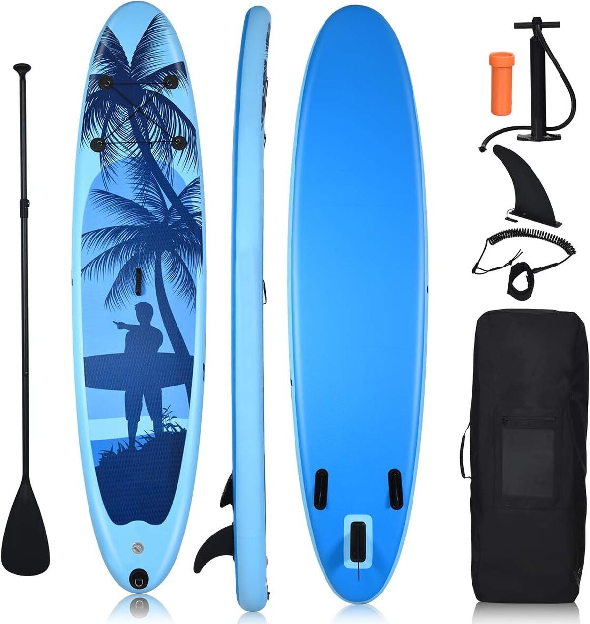 Test du stand up paddle gonflable Costway : performance et accessoires inclus