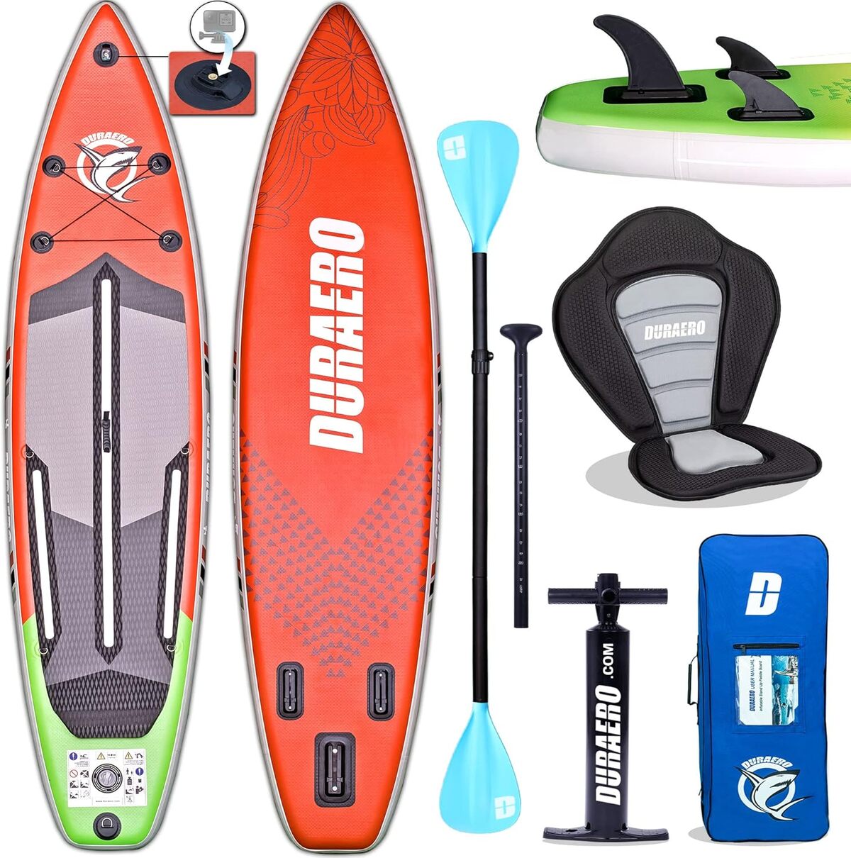 Test : sup board gonflable premium avec siège et support caméra