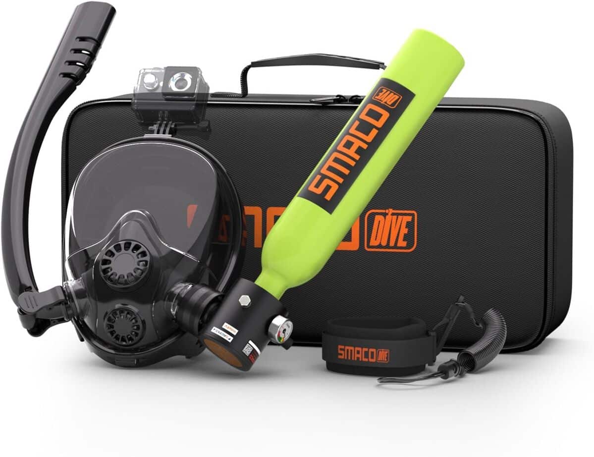 Test de la mini bouteille de plongée SMACO S300Plus