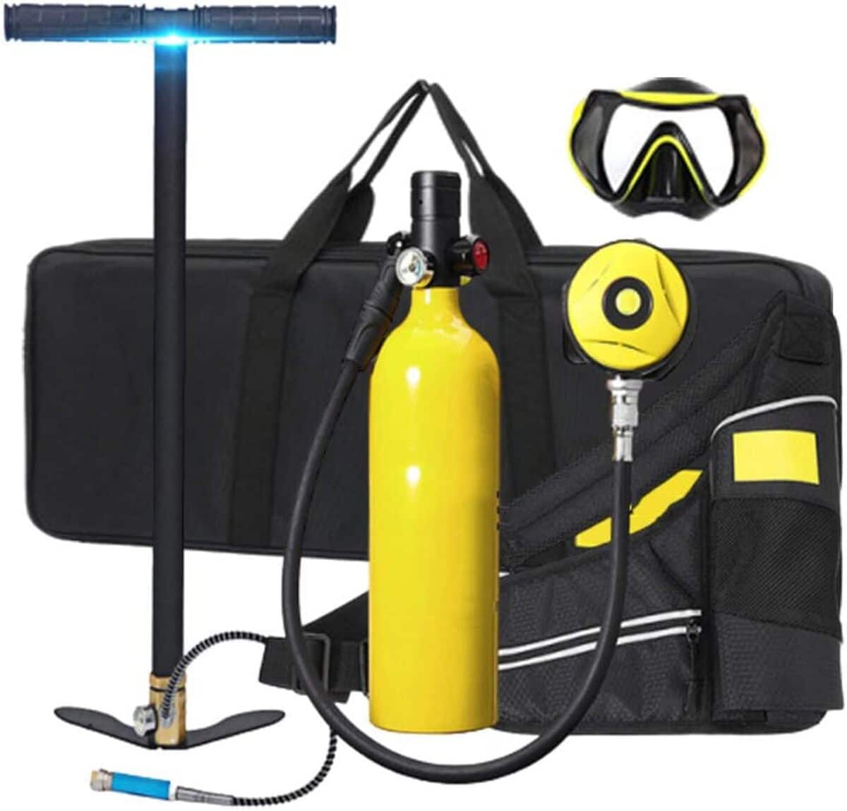 Test de la mini bouteille de plongée WOTR 1L : autonomie et performance