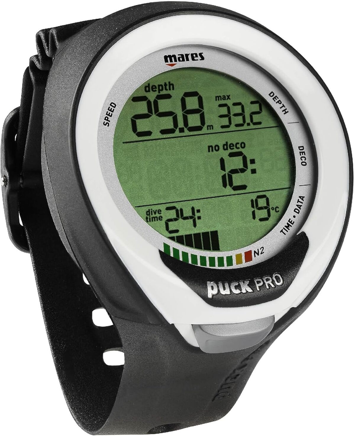 Test de l'ordinateur de plongée Mares Puck Pro + noir