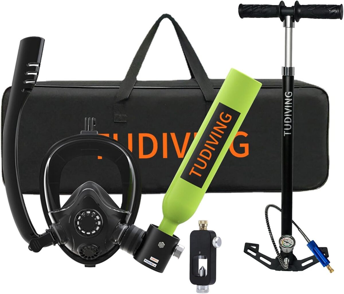 Test : kit de plongée TUDIVING S200Plus Green-A1