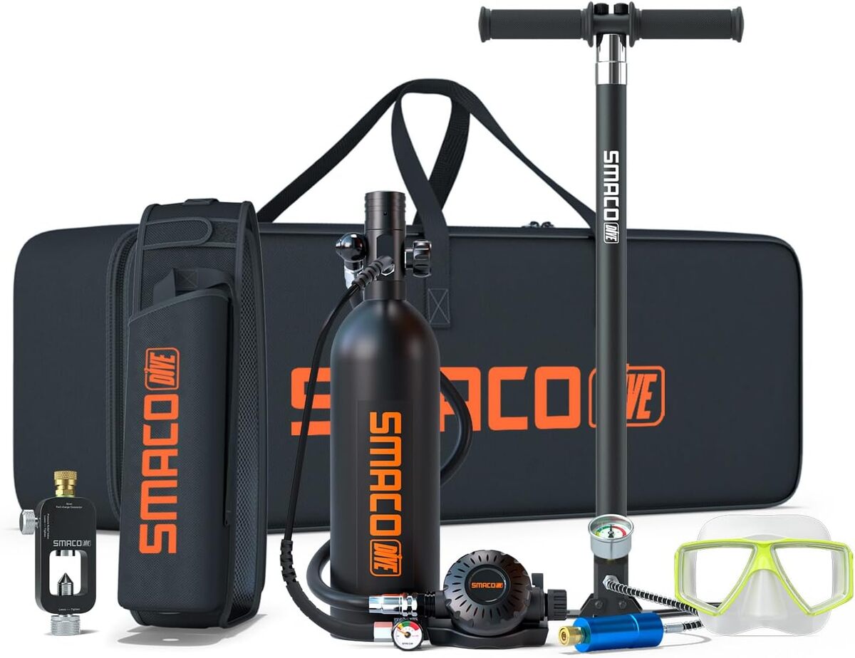 Test de la mini bouteille de plongée SMACO S400 Pro