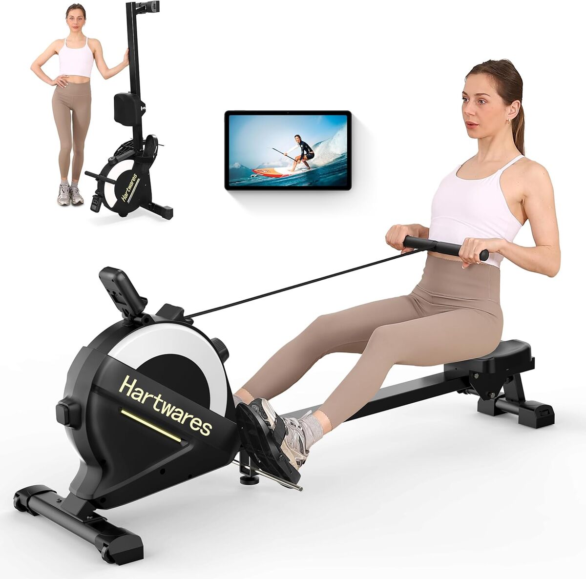 Test du rameur magnétique Hartwares : performance et technologie