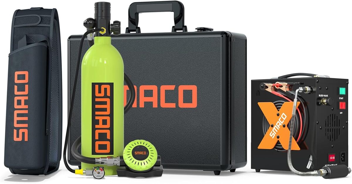 Test du mini réservoir de plongée Smaco 1L : performance et autonomie