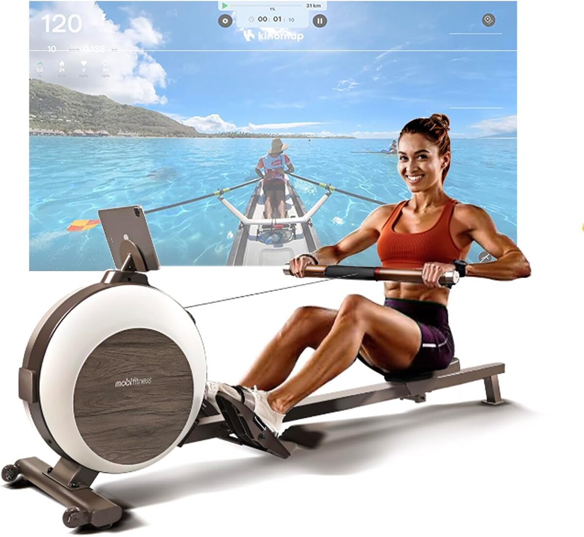Test du rameur intelligent Luka par Mobi Fitness : performance et technologie