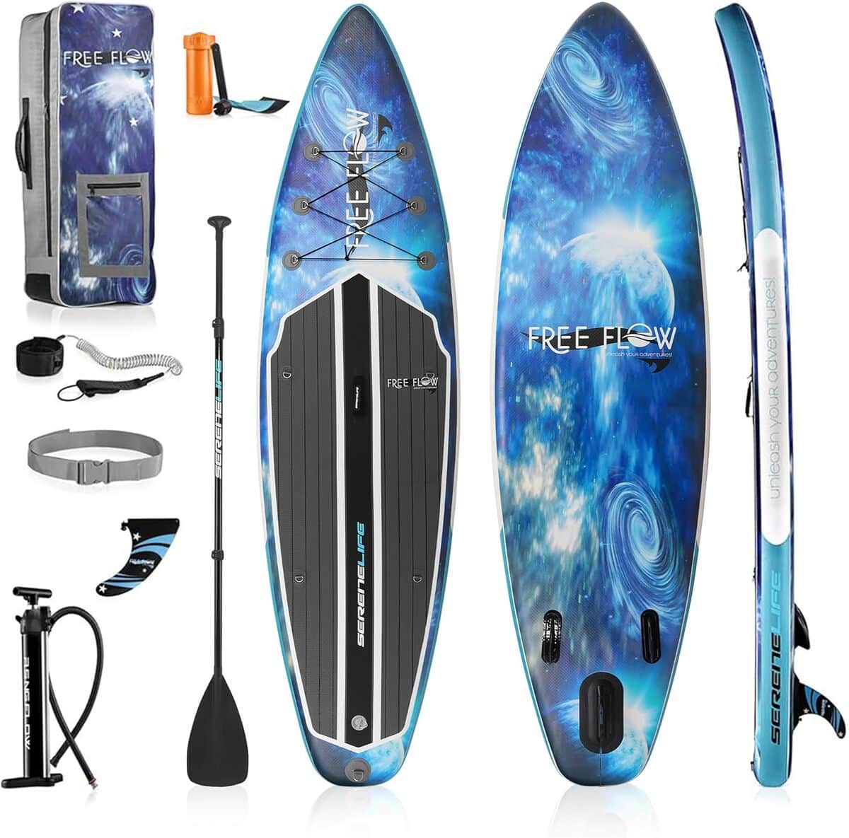 Test du paddle gonflable Serenelife : surf facile et sécurisé