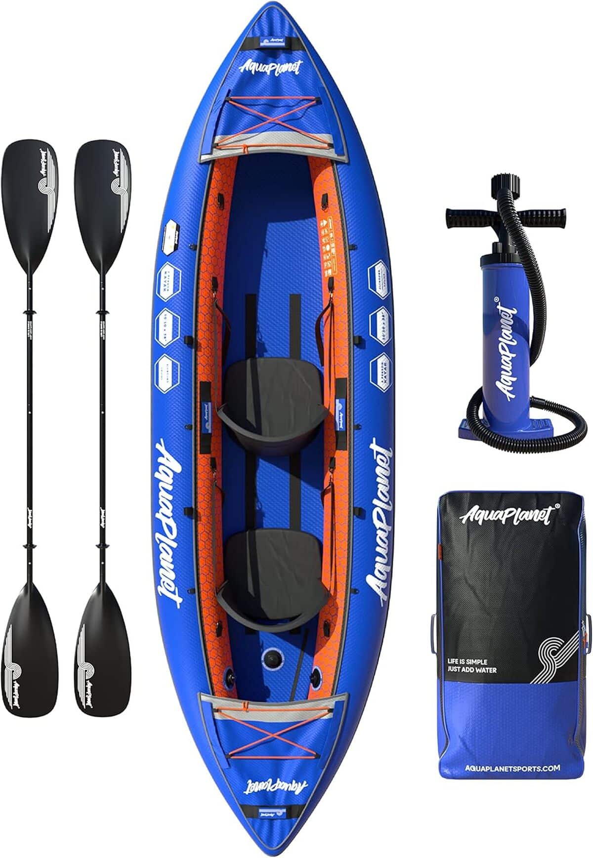 Test du kayak gonflable Aquaplanet pour deux personnes