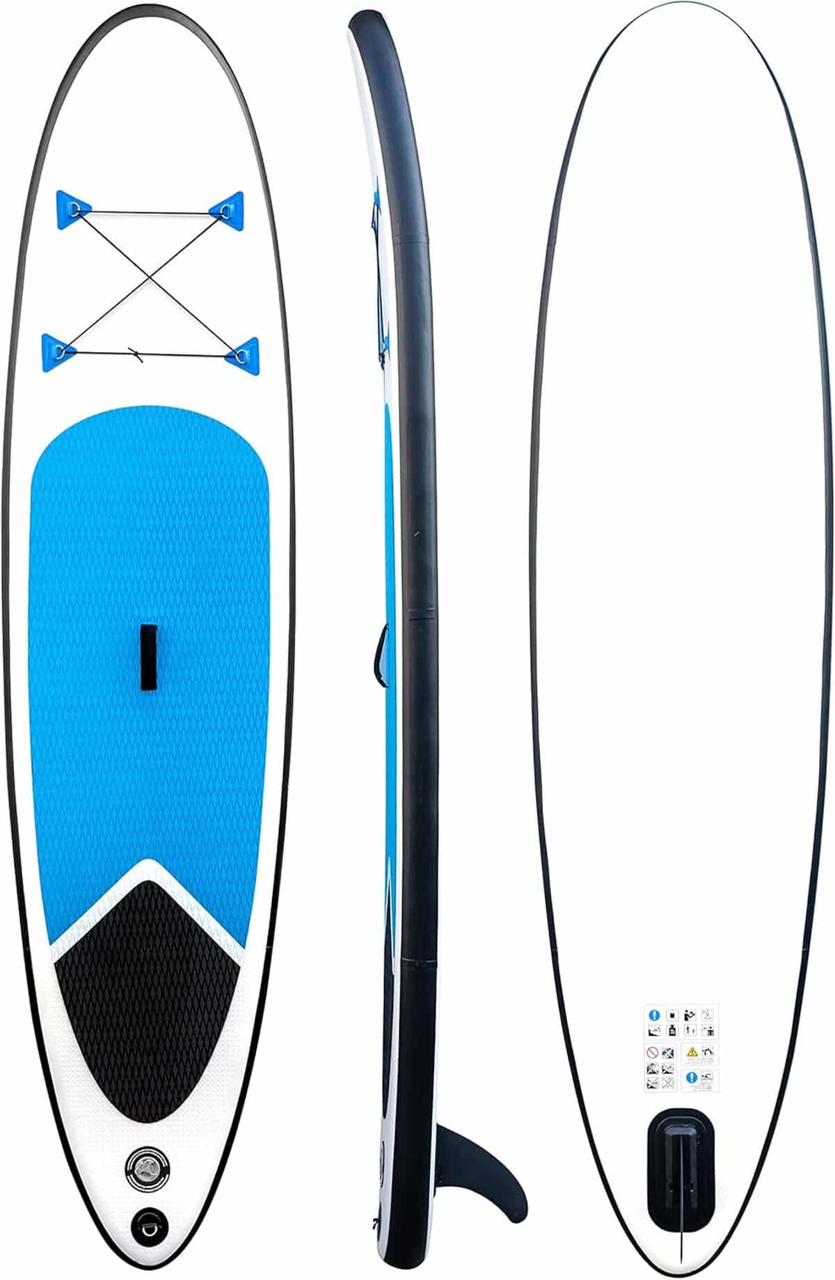 Test : paddle board gonflable bleu 305 x 71 x 10 cm
