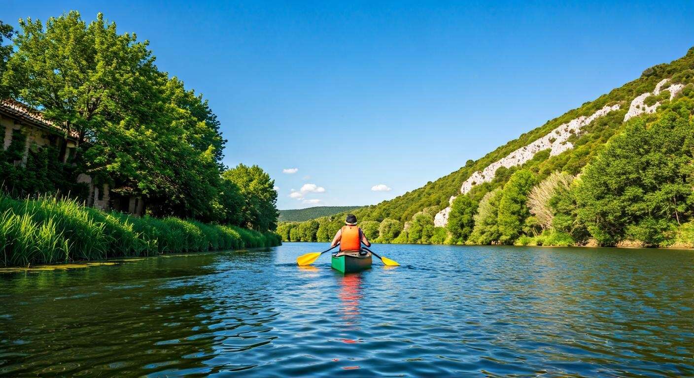 Depuis Avignon, découvrez la Provence sauvage (Luberon en canoë) lors d'une virée en canoë dont personne ne parle