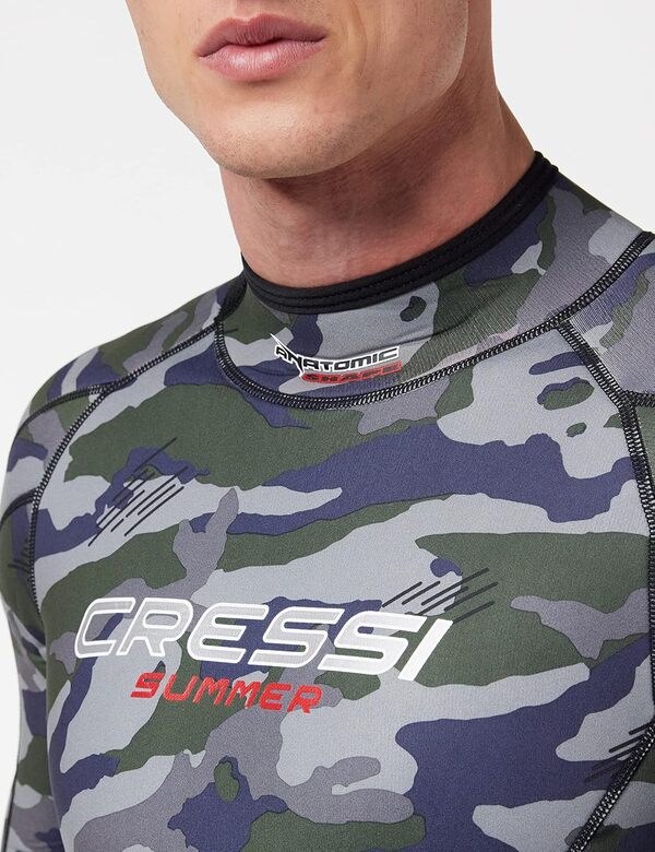 Cressi Summer Man Wetsuit 2.5 mm - Combinaison Monopiece de Plongée Homme en Neoprene Ultra Stretch 2.5mm