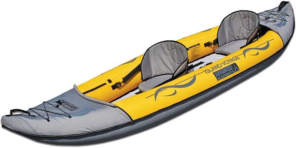 ADVANCED ELEMENTS Île Voyage 2 Kayak Gonflable, Jaune