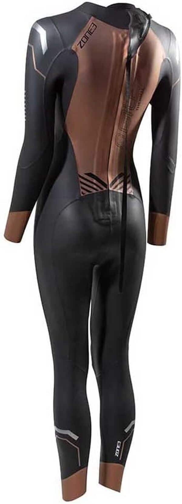ZONE3 Womens Thermal Agile Wetsuit WS22WTAG101 - Black/Gold