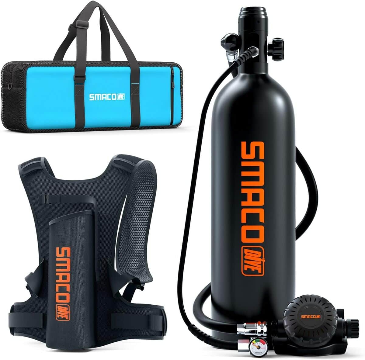 Test de la mini bouteille de plongée Smaco S700 Plus 2L
