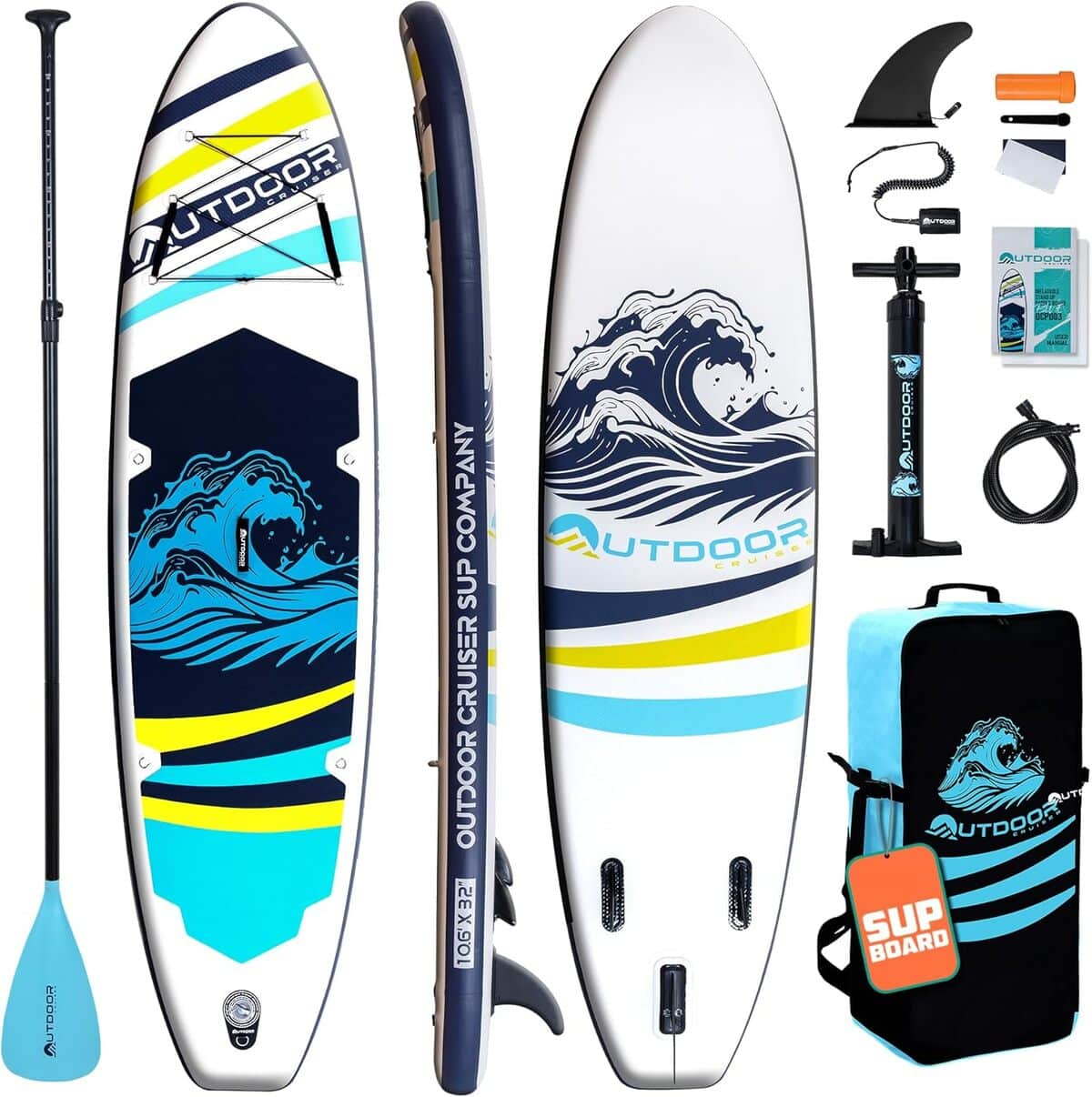 Test de la planche à pagaie gonflable OutdoorCruiser : légèreté et stabilité garanties