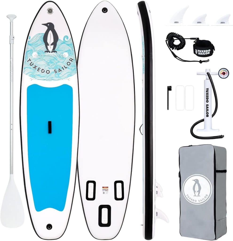 Test de la planche Tuxedo Sailor paddle gonflable 10'6