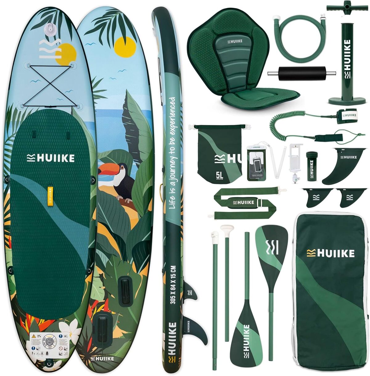 Test du paddle gonflable HUIIKE : stabilité et performance à deux