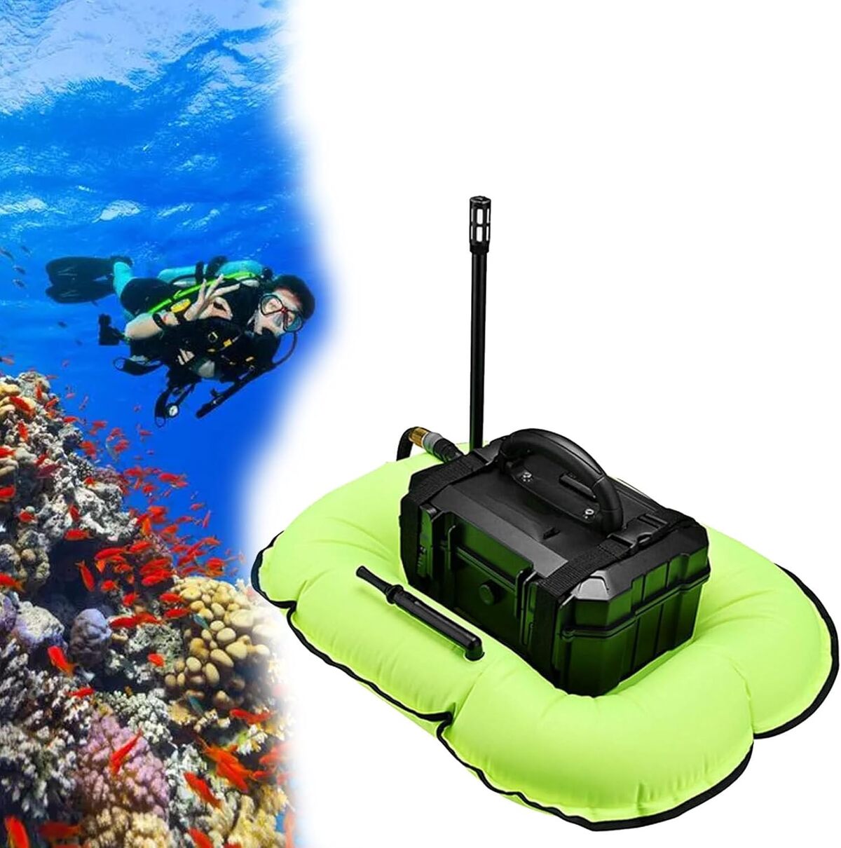 Test du respirateur de plongée électrique RayGenius D4000-Black