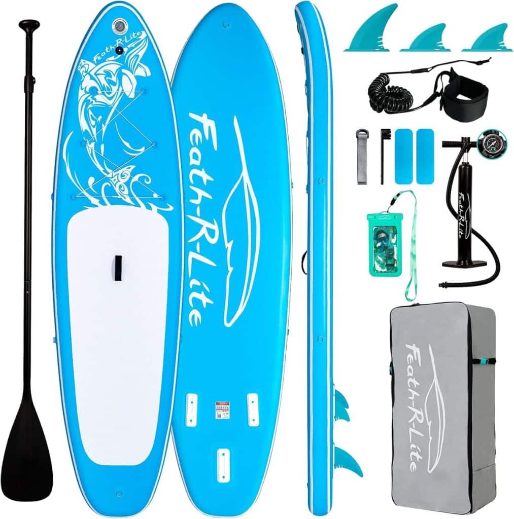 Test du stand up paddle Feath-R-Lite : performance et accessoires inclus