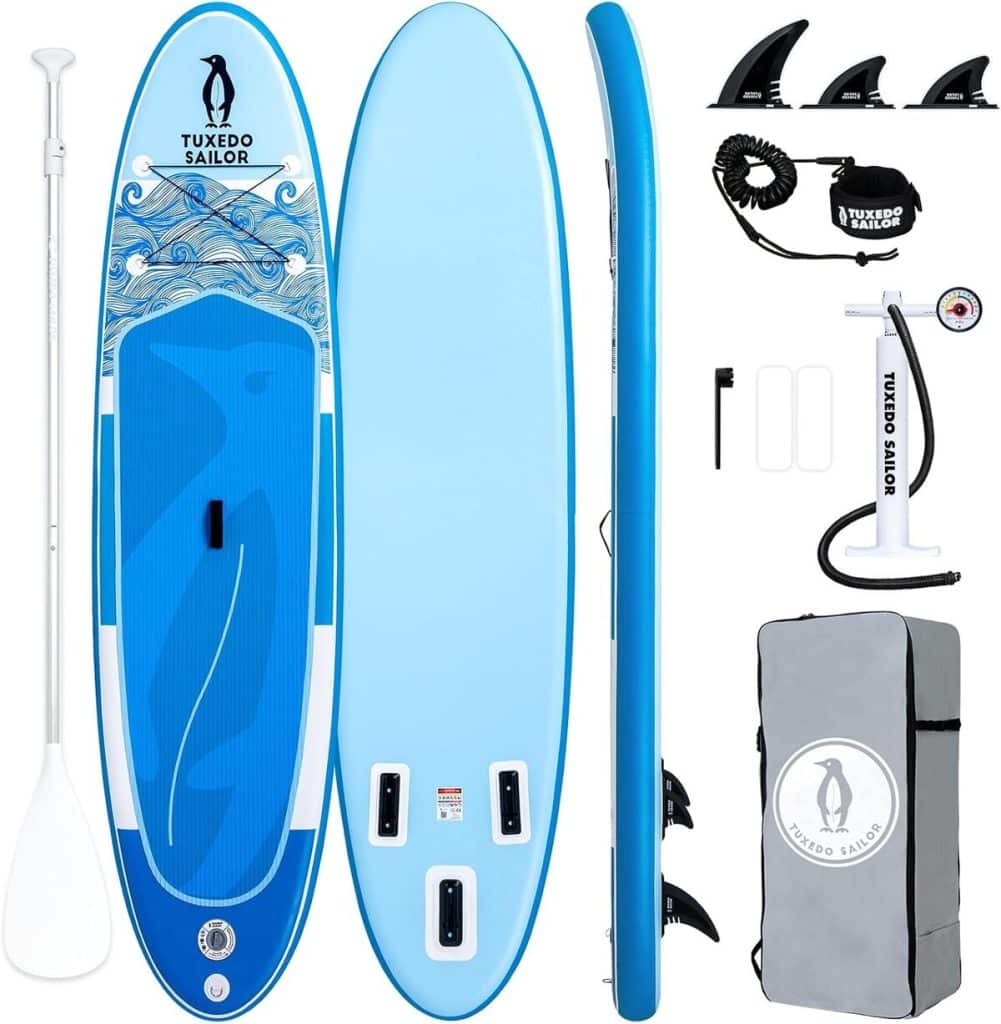 Test du Tuxedo Sailor stand up paddle gonflable : polyvalence assurée