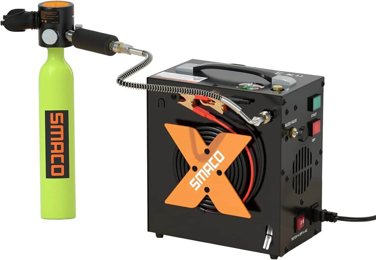 Test SMACO mini-bouteille de plongée 0, 5L : 6 minutes inoubliables