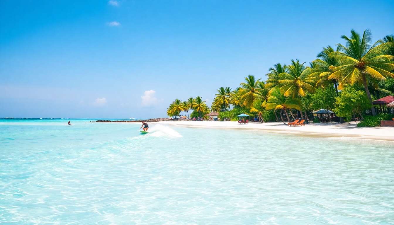 Explorer thulusdhoo : un paradis pour les surfeurs