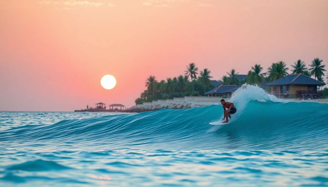 Combiner surf et d&eacute;couverte culturelle &agrave; thulusdhoo