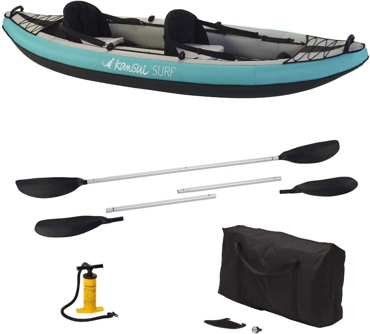 Test du canoë kayak gonflable Kangui Laori : légèreté et polyvalence