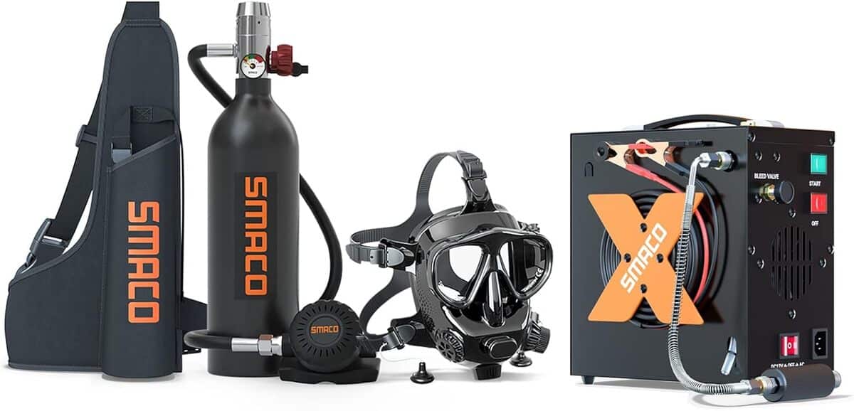 Test du kit de plongée SMACO mini scuba : 15 min d'immersion
