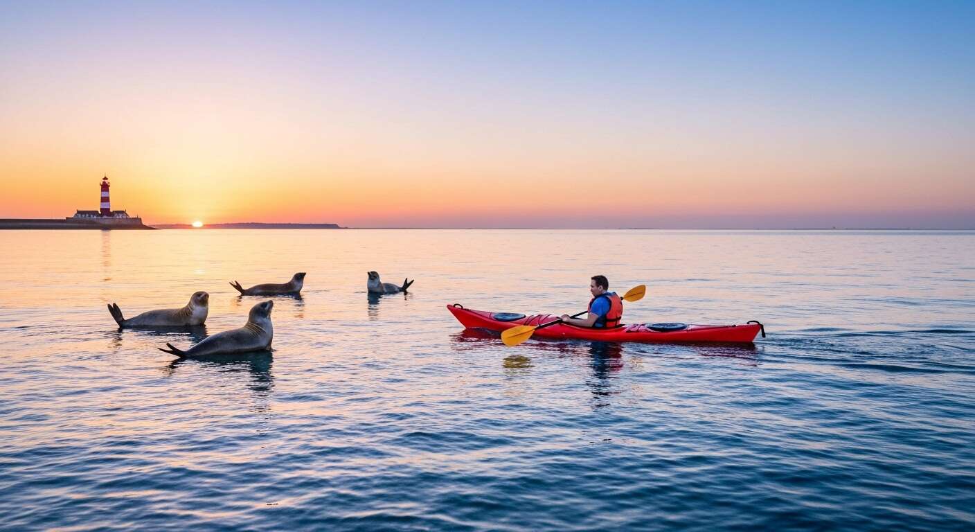 Kayak au milieu des phoques : découvrez la baie d'Authie à Berck