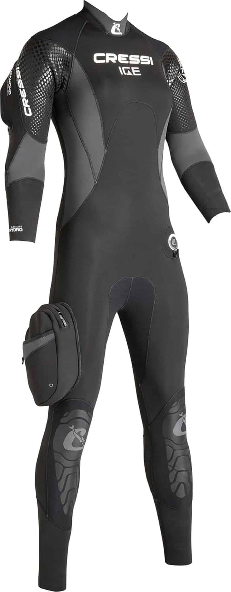 Test combinaison Cressi Sub Ice Noir/Gris Taille XS