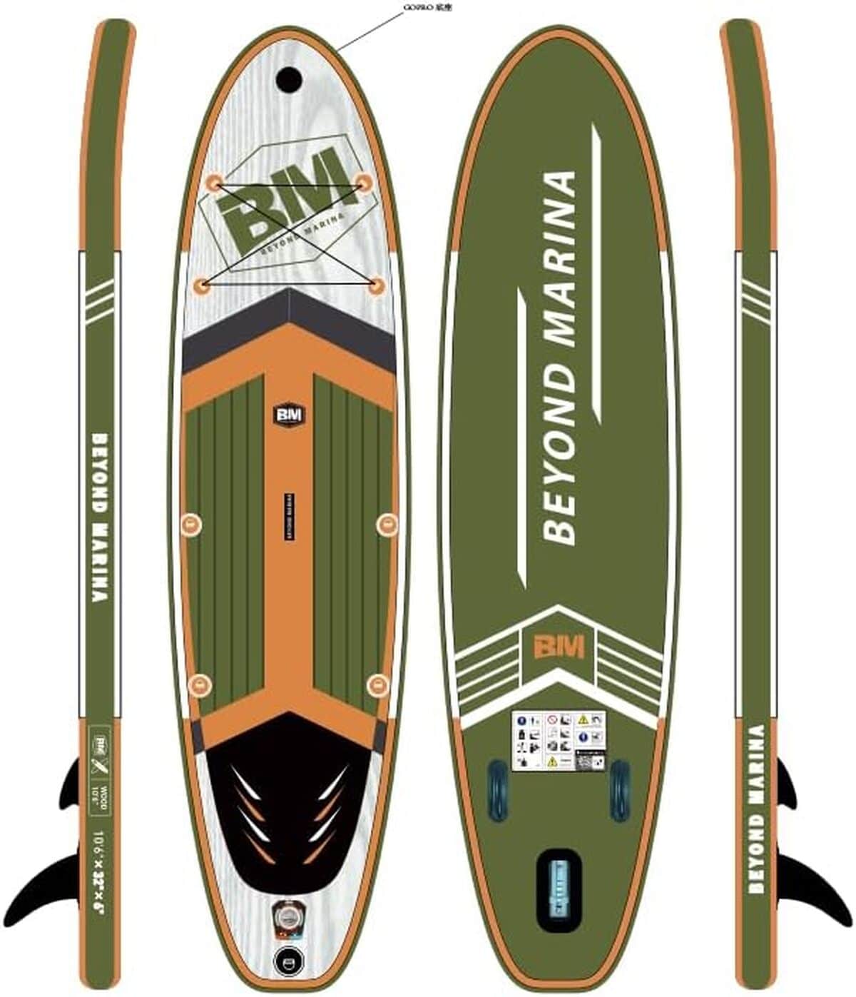 Test de la Beyond Marina : planche de paddle 2 en 1