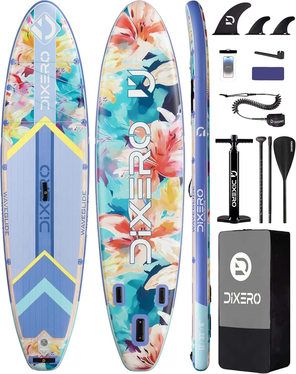 Test de la planche Dixero paddle gonflable 3 m avec accessoires