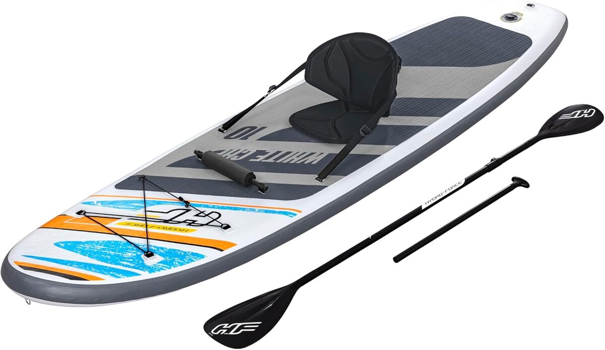 Test de la polyvalence du paddle Bestway Sup White Cap Hydro-Forceâ„¢