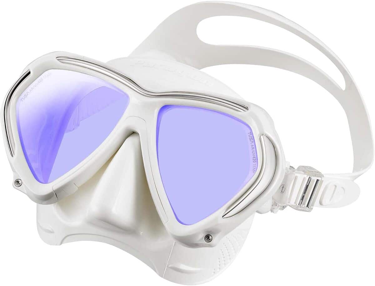 Test : masque de plongée Tusa Paragon UV blanc