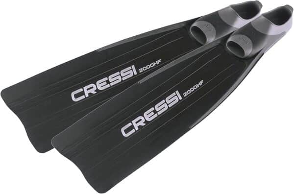Cressi Gara 2000 HF Palmes Apnée et Chasse Sous Marine - Noir + Metis & Corsica Snorkeling/Diving Combo Set Camouflage Vert, 44/45