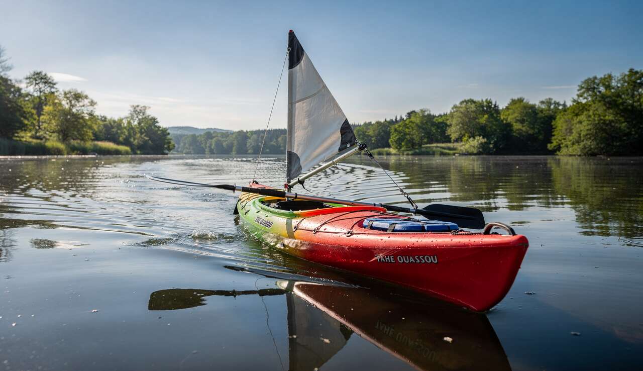 Ajouter une voile sur le kayak Ouassou de Tahe : guide du kayakiste