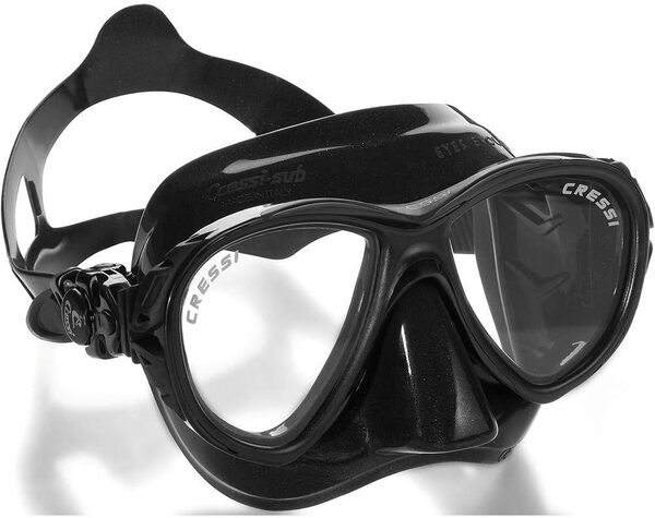 Cressi Eyes Evolution Crystal Masque de Plongée/Chasse sous-Marine (Fabriqué en Italie)